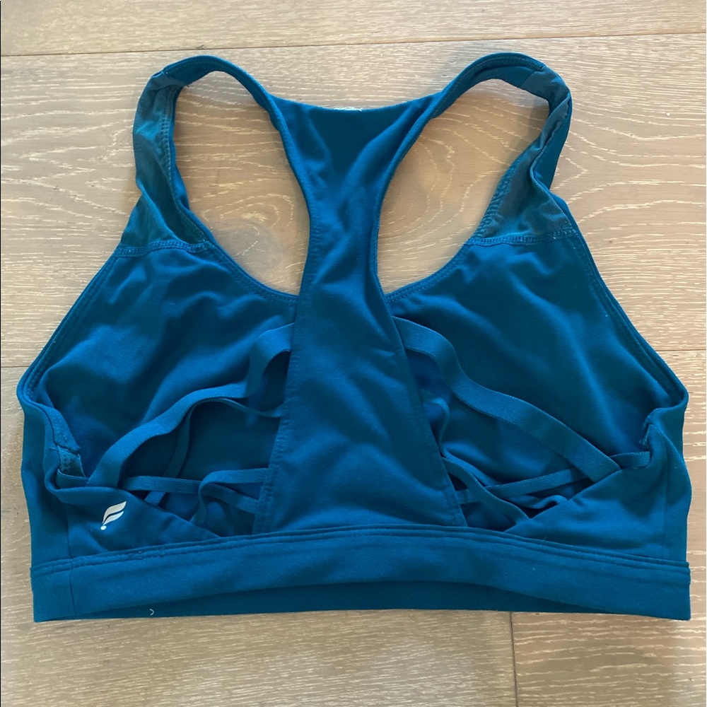 Blue Fabletics small sports bra